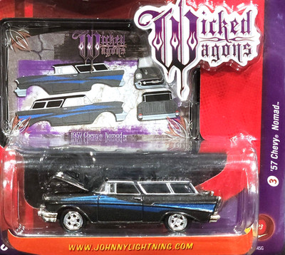 Johnny Lightning 57 1957 Chevy Nomad Wicked Wagons Chevrolet Collectible Car