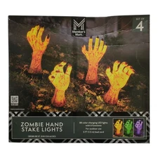 Member's Mark Zombie Hand Stake Lights, Set of 4