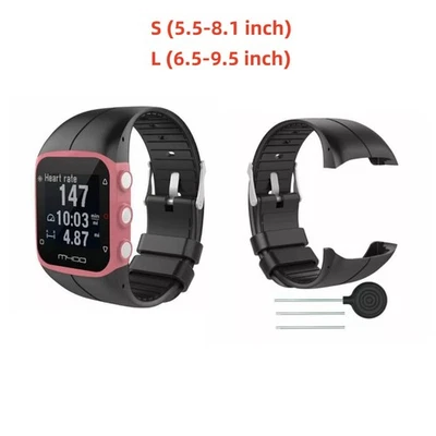 MARKENLOS For Polar M400/M430 GPS Laufuhr Armband Ersatz Silikon Armband Kit mit Werkzeug