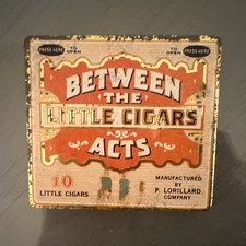 Between the Acts Little Cigars Tin - P. Lorillard Co. - 10 Cigars