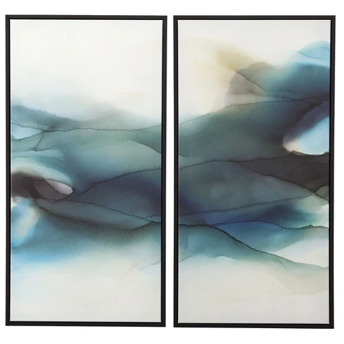 Uttermost September Desert Modern Watercolor Art Set/2 - Picture 1 of 4