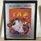 Taz (Atari 2600, 1983) Game Cartridge Authentic Works Tested Devil