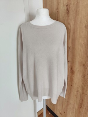 Damen Langarm Pullover M Primark Beige Creme Neu 