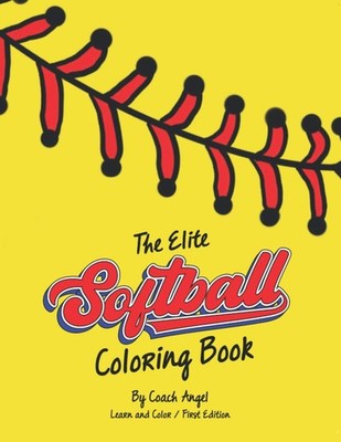 Elite Softball Malbuch für Kinder und Erwachsene