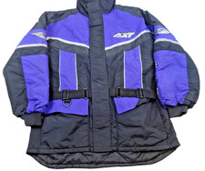 Arctic Cat Jacket Mens Large Vintage Y2K Ski Snowmobile Thinsulate Purple Black