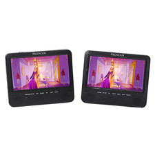 Proscan 7" Dual Screen Portable CD DVD Player w/ SD Card slot, USB port PDVD7751