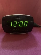 sony dream machine am/fm alarm clock radio