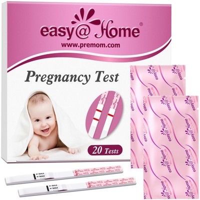 Easy@Home Easyhome Pregnancy Test Strips 20 Bulk Pregnancy Strips Early