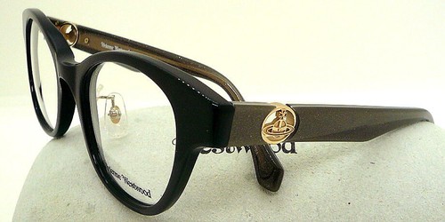 Vivienne Westwood Glasses Frame VW40-0014-03 Black Wellington Japan New Unused - Picture 2 of 5