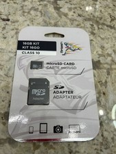 Mflash 16gb MicroSD Card Kit Brand New In Box For Sale