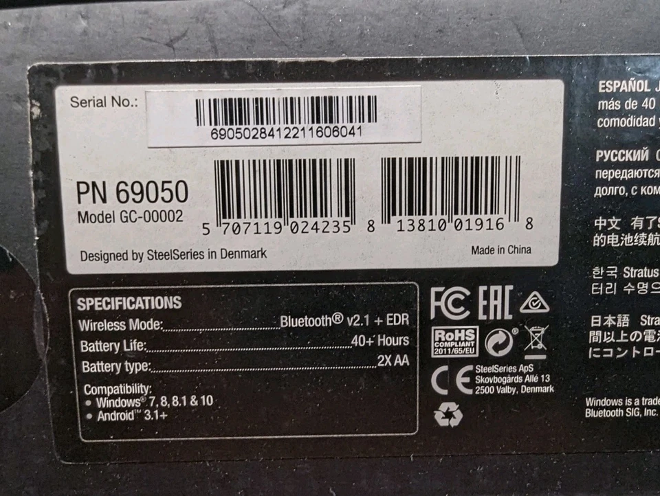 SteelSeries - Stratus XL Gaming Controller - Black - Image 3 of 4