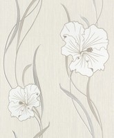 Rasch Tapete Selection 752120 Creme, Beige, Braun Floral Vliestapete Vlies