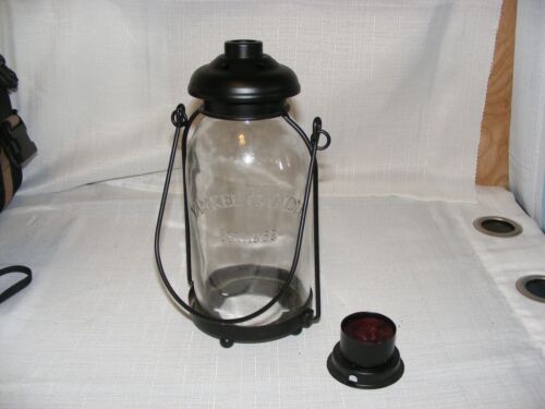 Yankee Candle Metal Lantern With Embossed Evening Glow Tea Light Holder & candle - Picture 1 of 5