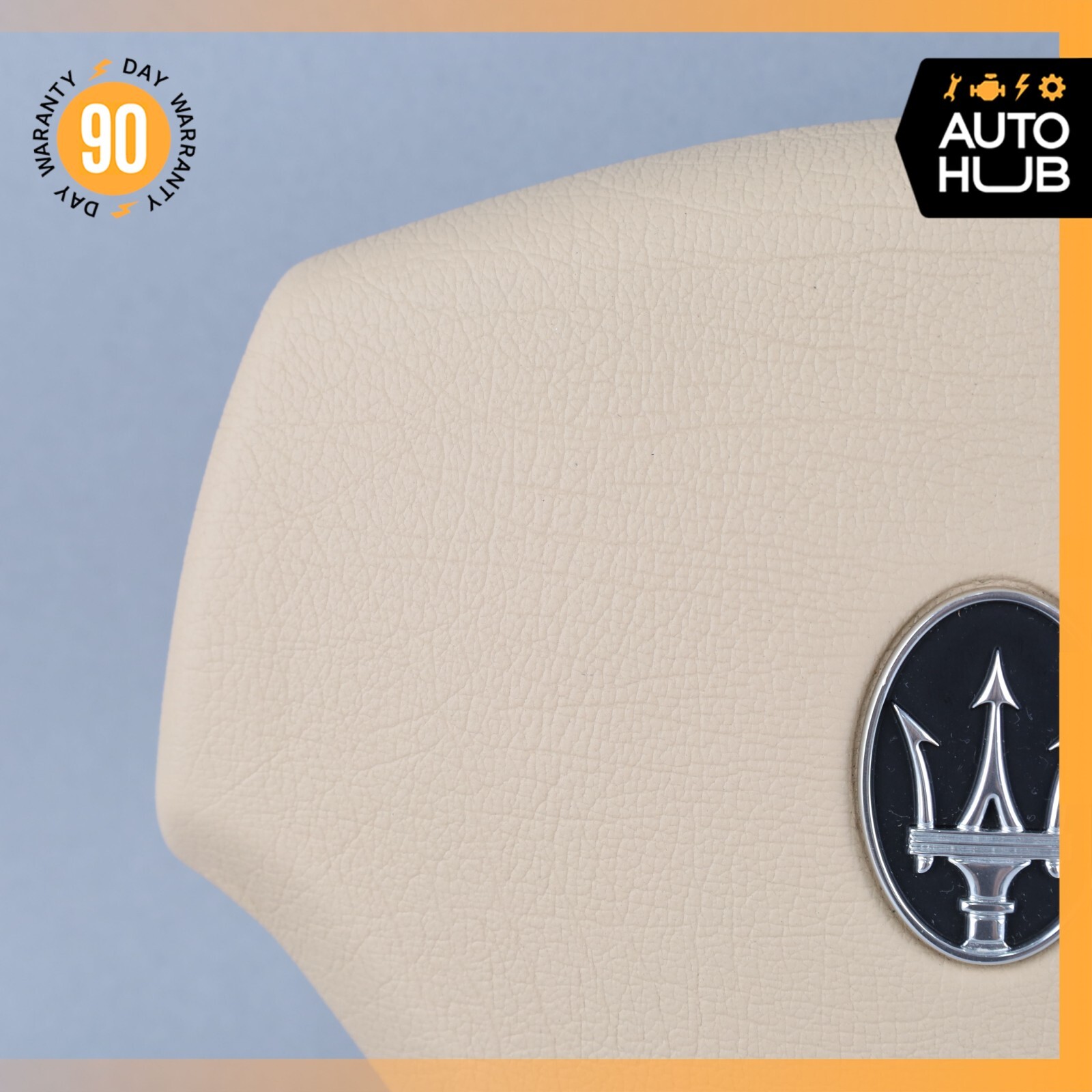 08-19 Maserati GranTurismo S M145 Steering Wheel Air Bag Airbag Beige OEM 17k