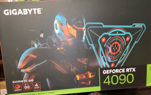 (FOR PARTS) Gigabyte GeForce RTX 4090 Gaming OC GPU (Radiator) With Box**AS IS** - Picture 1 of 7