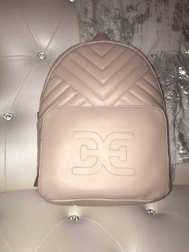 NEW Sam Edelman Taja Purple Faux Leather Medium Fashion Backpack Purse $118 - Picture 3 of 21