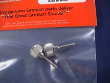 GRETSCH CHROME STRAP BUTTON SET (2PCS) W/SCREW 922-1030-000 NEW!