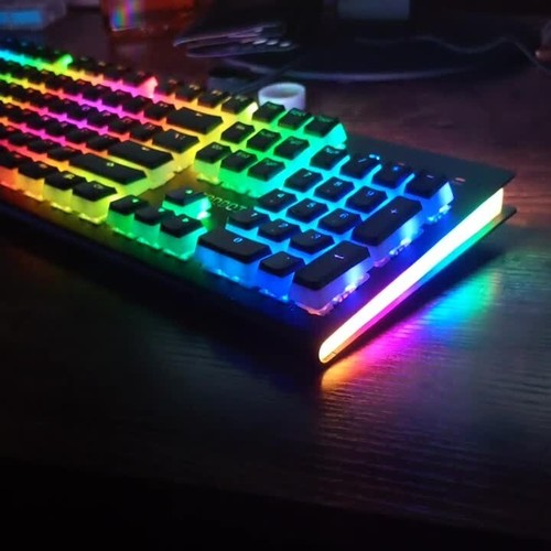 104 Key Wired Gaming Mechanical Keyboard RGB LED Backlit PC Desktop - Picture 3 of 9