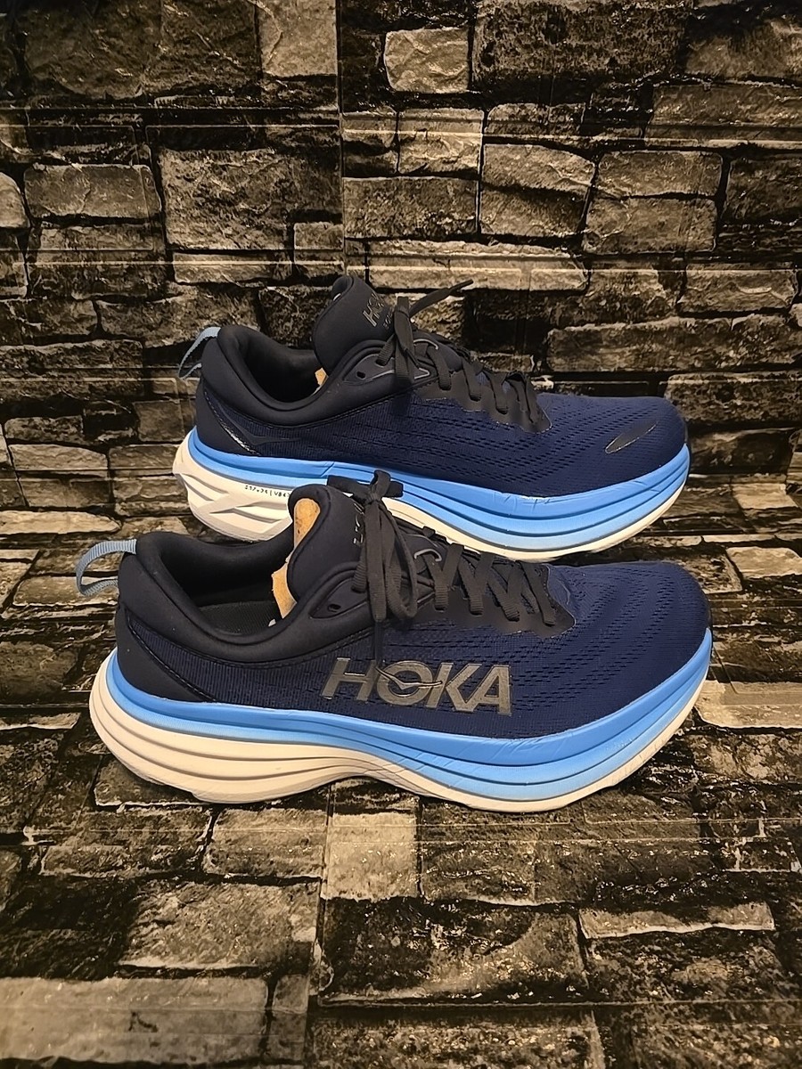 NEW Hoka One One Bondi 8 REFLECTIVE Mens Size 9.5 Running Shoes Sneakers Blue 32589-DEFAULT-l.jpg main image 3