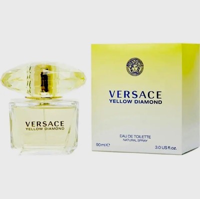 Versace Yellow Diamond 3oz Women's Eau de Toilette Full Without Cap