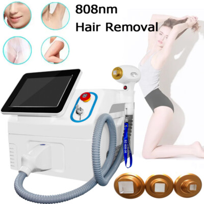 Hair Removal 808nm Painless Diode Laser Skin Whitening Rejuvenation Machine 