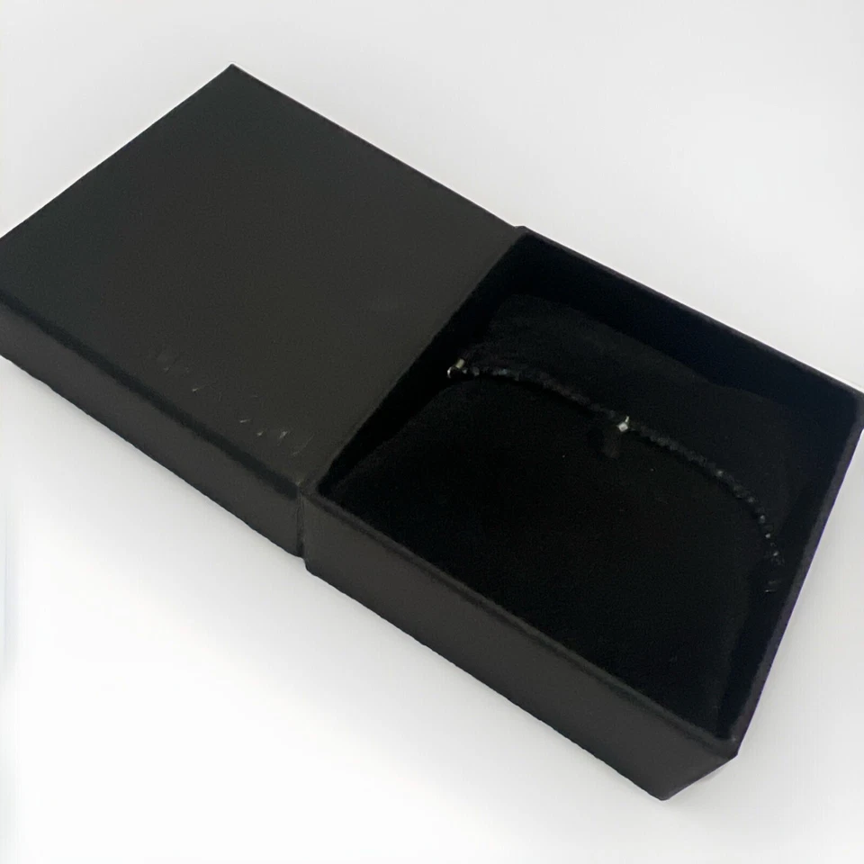 Shashi Lilu Black Crystal Bracelet With Black Tassel Accents One Size Fits All - Image 3 of 3