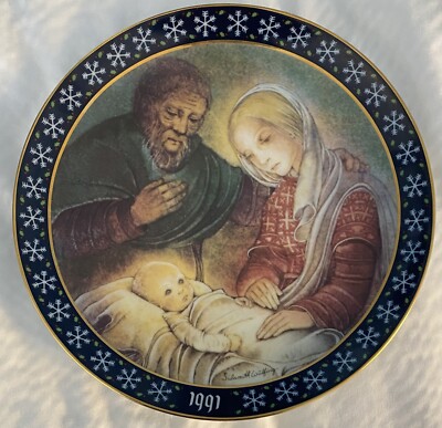 Konigszelt Bayern Decorative Plate Maria und Josef  1991