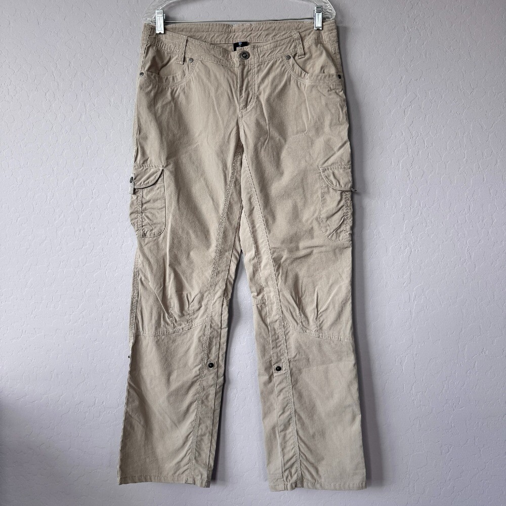 Kuhl Outdoor Cargo Pants Hiking Travel Utility Khaki Size 12-image