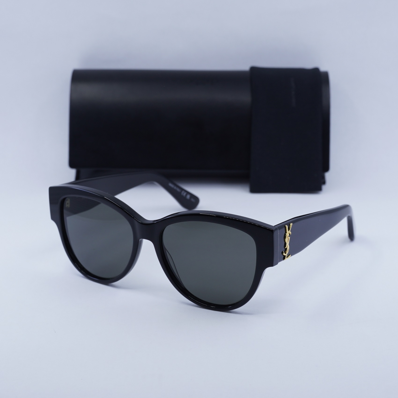 Occhiali da sole SAINT LAURENT SLM3 002 nero grigio 55 16 140 nuovi