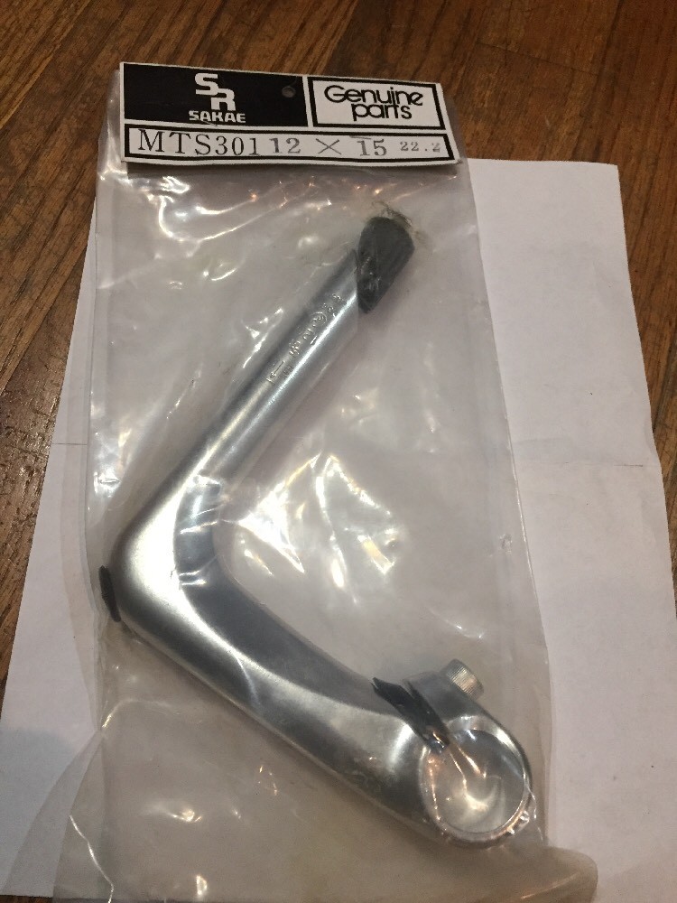 NOS 1991F Vintage SR Sakae MTS301 Stem 12x15 22.2, Cycling, Bike