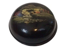 Vintage Chinese Hand Painted Plastic Trinket Nesting Box