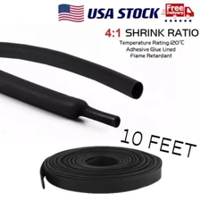 Heat Shrink Tubing Wire Harness Electrical Connection Kit- 4:1 Ratio Waterproof