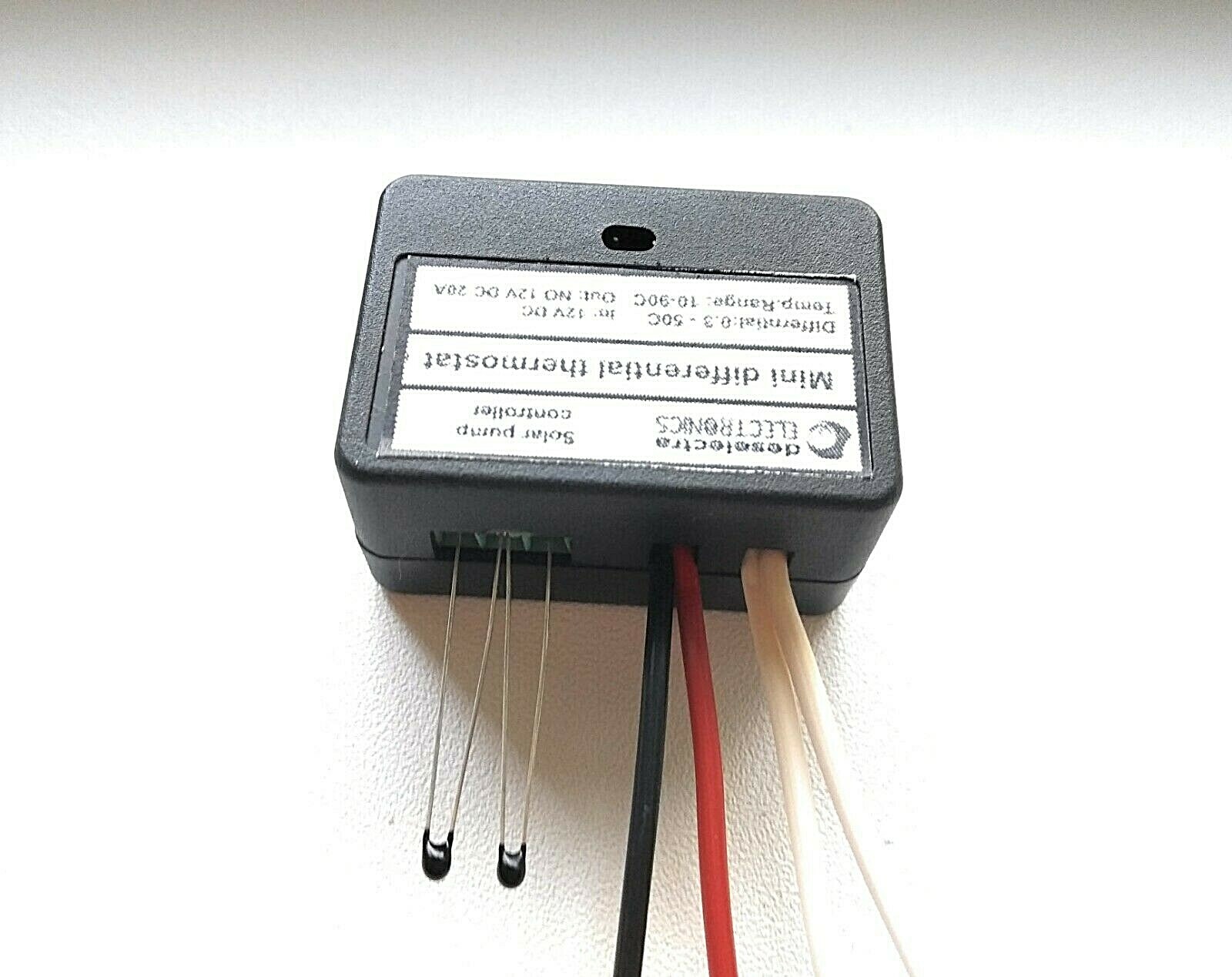 DIFFERENTIAL THERMOSTAT HOME SOLAR HOT WATER HEATING PUMP CONTROLLER 12V  10A BOX | eBay