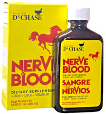 Dr. Chase Nerve  Blood Tonic 6.8oz   Sangre y Los Nervios - Iron Vitamin Boost