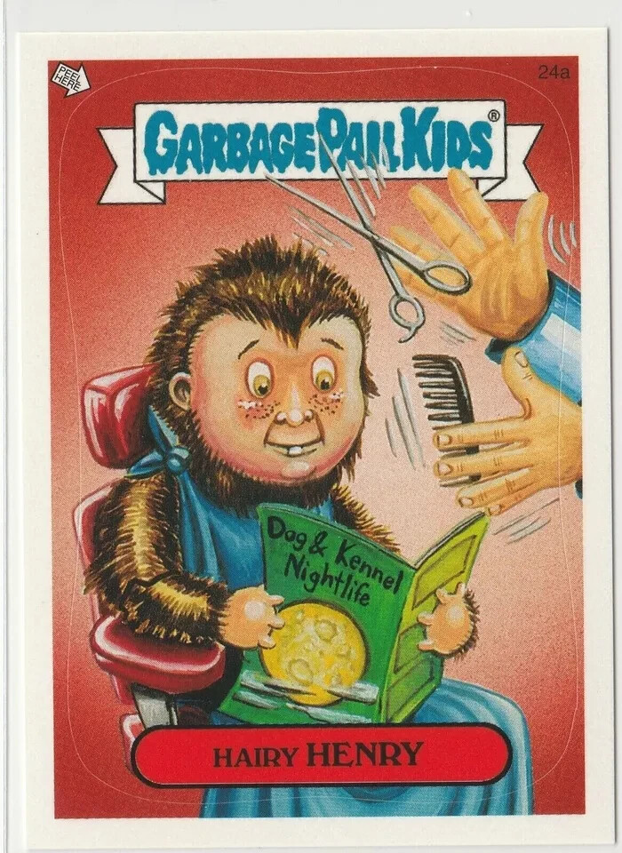 Hairy Henry Garbage Pail Kids GPK 2004 ANS2 Series 2 Card