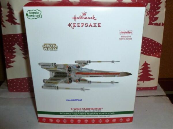 Star Wars X-Wing Starfighter Storyteller Magic Ornament With Light and Sound NIB