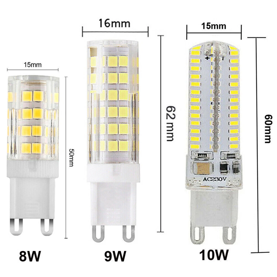 G4 G9 LED Bulb COB Dimmable 3W 6W 7W 8W 9W 10W Halogen bulb Capsule lamp Replace - Image 3 of 4