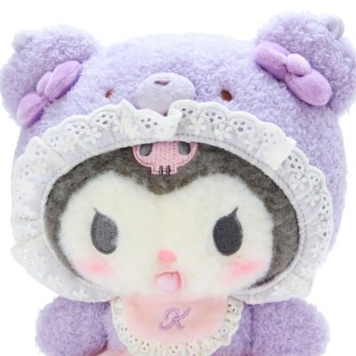 Sanrio Plush Doll L Kuromi 17x11x19cm Latte Bear Baby Design