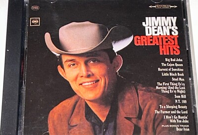 Jimmy Dean s Greatest Hits Country Music Album Cd 4D02