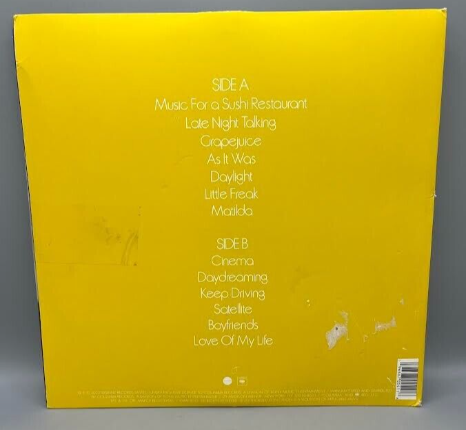 Harry Styles Harry's House (Yellow Vinyl) *READ DESCRIPTION