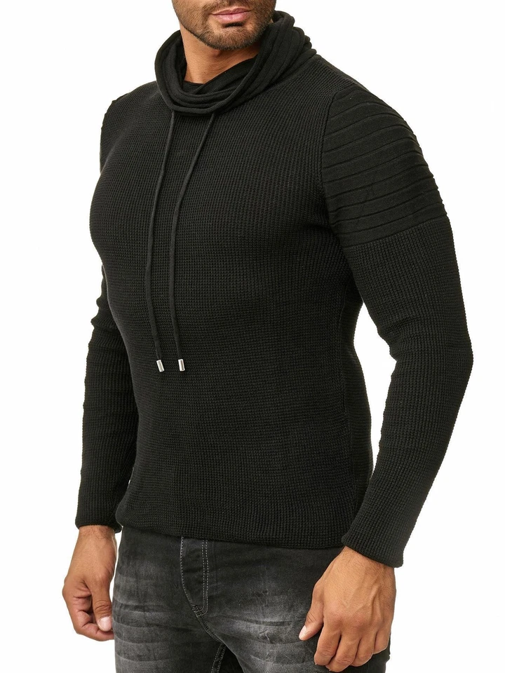 Redbridge Herren Strickpullover Pullover Knit Sweatshirt Rollkragen Strick-Pulli - Bild 4 von 4