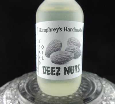 DEEZ NUTS Beard Oil, Small .5 oz Honey Almond Hair Conditioner Serum Funny