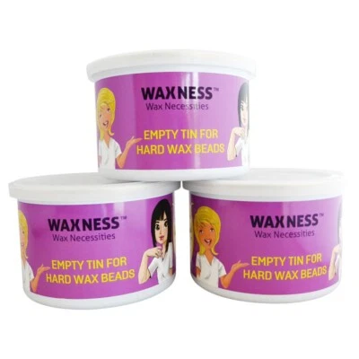 Waxness Wax Necessities Empty Wax Can 400g 14.1oz (3 Pack)