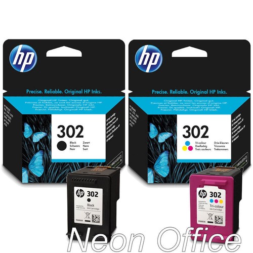 HP 302 Black & Colour Ink Cartridge For ENVY 4520 4521 4522 4523 4524