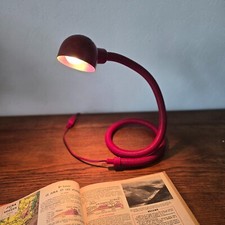 Lampe Serpent “Hebi” vintage – Rouge – Isao Hosoe – Valenti Luce – Années 70/80
