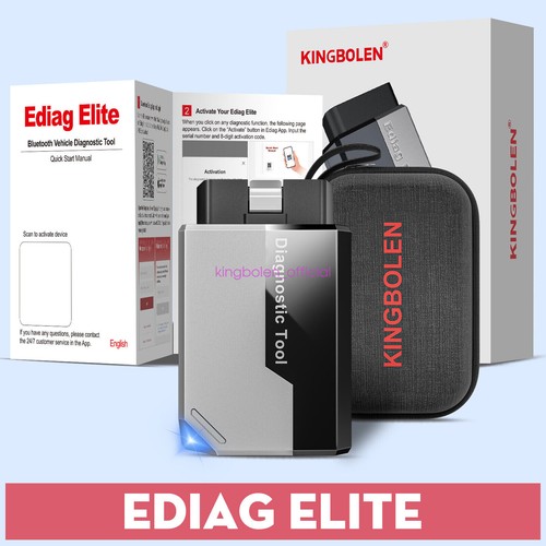 Ediag Elite Bi-Directional Scanner Lifetime Free &15 Resets Car Diagnostic Tool