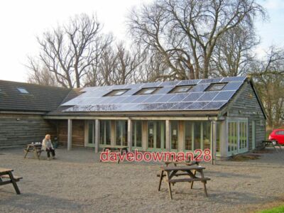 PHOTO  SOLAR PANELS AT SYSTON PARK FARM SHOP A FINE EXAMPLE OF HOW TO USE EVERY