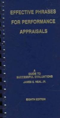 Effective Phrases for Performance Appraisals:- 9781882423088, plastic comb, Neal