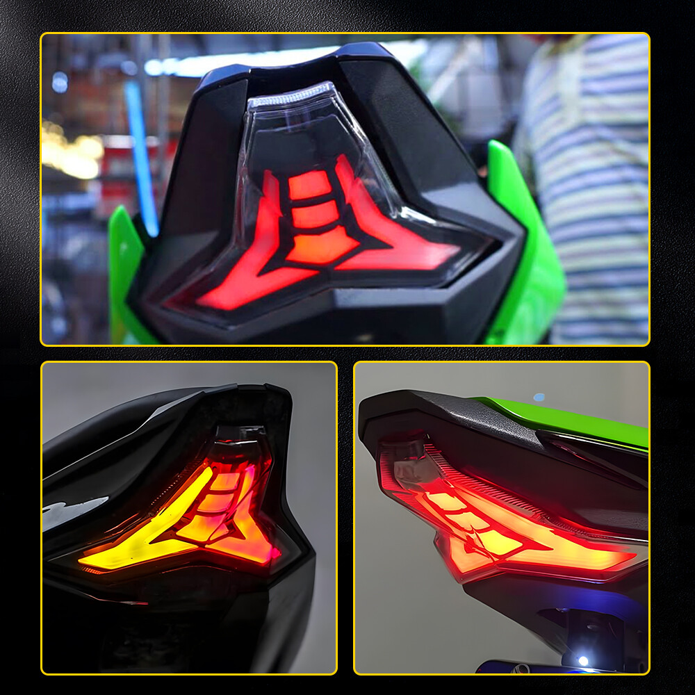 For 2019-23 KAWASAKI Ninja ZX-10R ZX-6R Integrated LED Tail Light