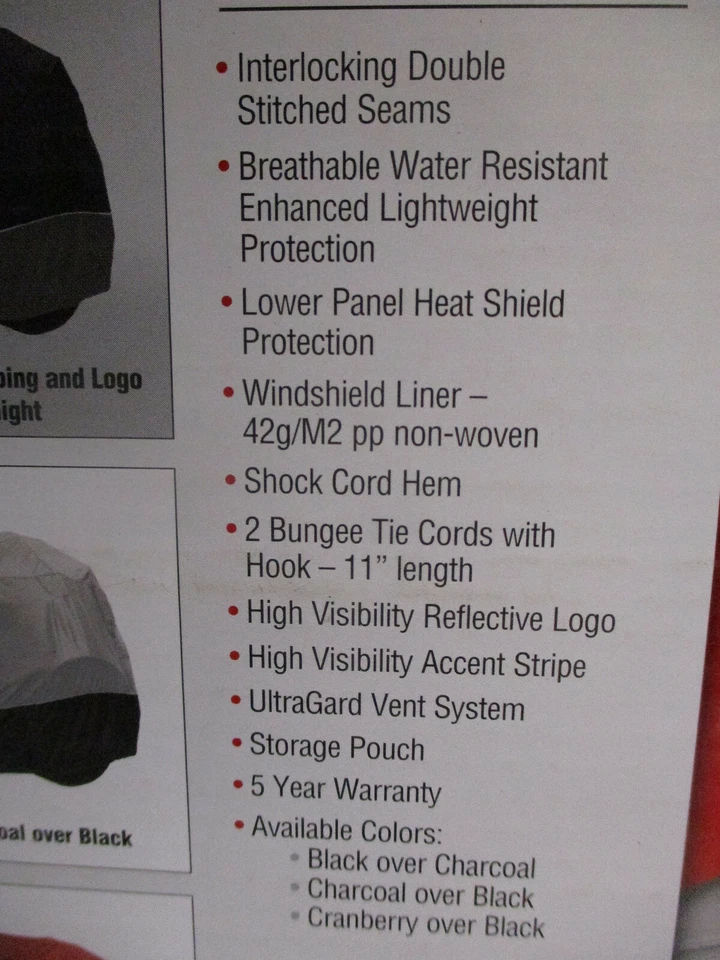 CUBIERTA BICICLETA TOURING HONDA 1100,12001500 1800 GOLD WING DELUXE NEGRA/CARBÓN Foto 4 de 4